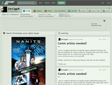 Tablet Screenshot of devcager.deviantart.com