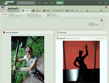 Tablet Screenshot of melima51.deviantart.com