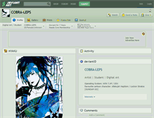 Tablet Screenshot of cobra-leps.deviantart.com