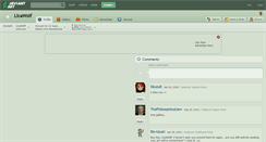 Desktop Screenshot of licawolf.deviantart.com