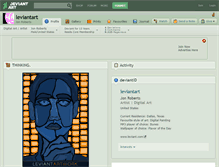 Tablet Screenshot of leviantart.deviantart.com