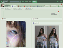 Tablet Screenshot of laura-xx.deviantart.com