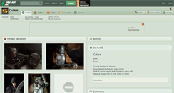 Desktop Screenshot of culare.deviantart.com