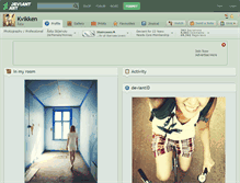 Tablet Screenshot of kvikken.deviantart.com