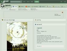 Tablet Screenshot of cognosis.deviantart.com