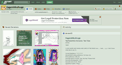 Desktop Screenshot of kagamimikurouge.deviantart.com