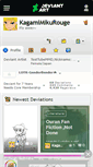 Mobile Screenshot of kagamimikurouge.deviantart.com