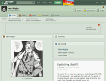Tablet Screenshot of herrmajor.deviantart.com