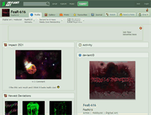 Tablet Screenshot of fear-616.deviantart.com