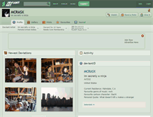 Tablet Screenshot of mcrasx.deviantart.com