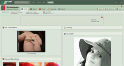 Desktop Screenshot of ferferronato.deviantart.com