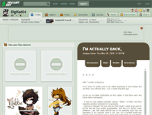 Tablet Screenshot of digikat04.deviantart.com