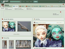 Tablet Screenshot of mavya.deviantart.com