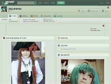 Tablet Screenshot of jaylorenzo.deviantart.com