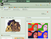 Tablet Screenshot of malimillions.deviantart.com