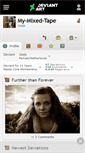 Mobile Screenshot of my-mixed-tape.deviantart.com