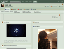Tablet Screenshot of bl4ck-kid.deviantart.com
