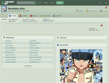Tablet Screenshot of horohoro-ainu.deviantart.com