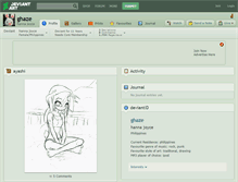 Tablet Screenshot of ghaze.deviantart.com