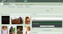 Desktop Screenshot of carissa-lynn.deviantart.com
