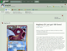 Tablet Screenshot of emachel.deviantart.com