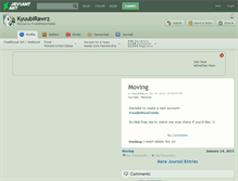 Tablet Screenshot of kyuubirawrz.deviantart.com