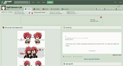 Desktop Screenshot of half-demon-cali.deviantart.com