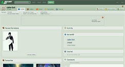 Desktop Screenshot of cake-bot.deviantart.com