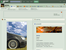 Tablet Screenshot of jamoy.deviantart.com