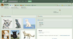 Desktop Screenshot of kleocat.deviantart.com