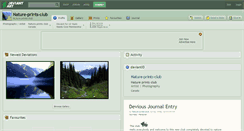 Desktop Screenshot of nature-prints-club.deviantart.com