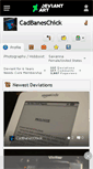 Mobile Screenshot of cadbaneschick.deviantart.com
