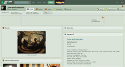 Desktop Screenshot of love-and-mascara.deviantart.com