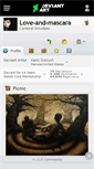 Mobile Screenshot of love-and-mascara.deviantart.com