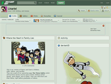 Tablet Screenshot of linariel.deviantart.com