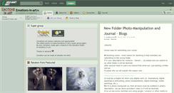 Desktop Screenshot of emotions-in-art.deviantart.com