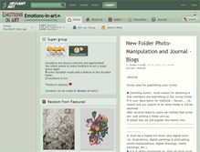 Tablet Screenshot of emotions-in-art.deviantart.com