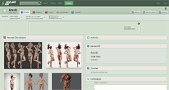 Desktop Screenshot of kravit.deviantart.com