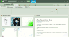 Desktop Screenshot of animeaddict1257.deviantart.com
