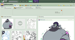 Desktop Screenshot of mildconcussion.deviantart.com