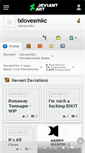 Mobile Screenshot of ixlovexmkc.deviantart.com