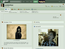 Tablet Screenshot of londononyx.deviantart.com