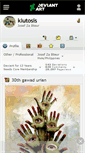 Mobile Screenshot of klutosis.deviantart.com