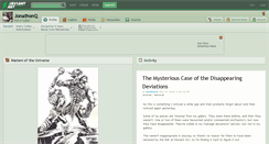Desktop Screenshot of jonathonq.deviantart.com
