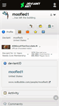 Mobile Screenshot of moofied1.deviantart.com