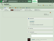 Tablet Screenshot of moofied1.deviantart.com