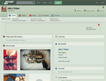 Tablet Screenshot of mmj-video.deviantart.com