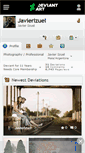 Mobile Screenshot of javierizuel.deviantart.com