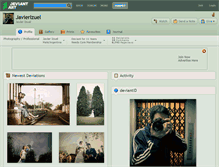 Tablet Screenshot of javierizuel.deviantart.com