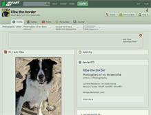 Tablet Screenshot of kiba-the-border.deviantart.com